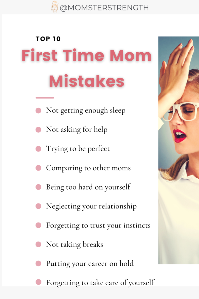 First time mom mistakes