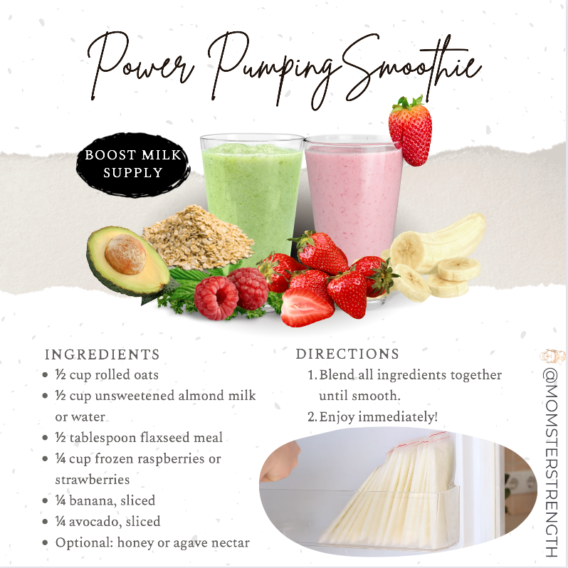 Momster Strength - Lactation Smoothie Recipe